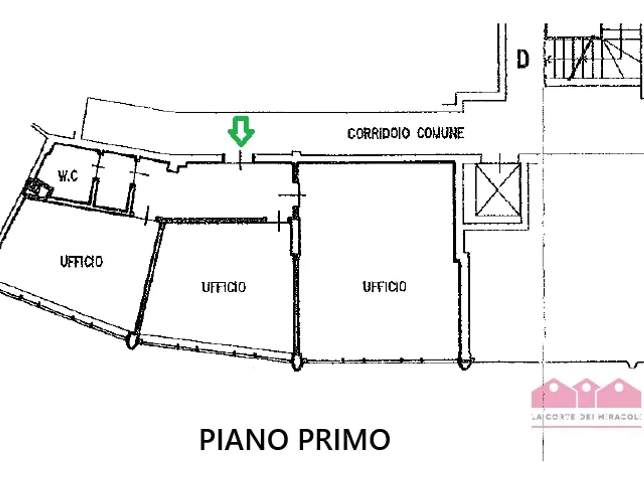 Ufficio in Via Napoli, Vicenza, {3} - Planimetria 1