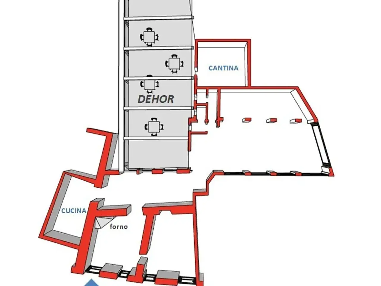 Palazzina commerciale in Via Redipuglia 1, Genova, {3} - Planimetria 1
