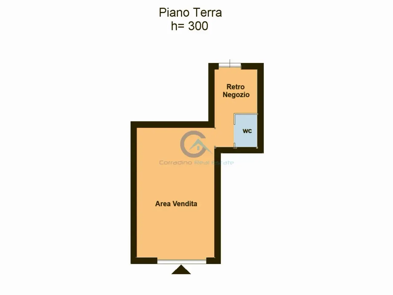 Negozio in Via Murano 7, Catanzaro, {3} - Planimetria 1
