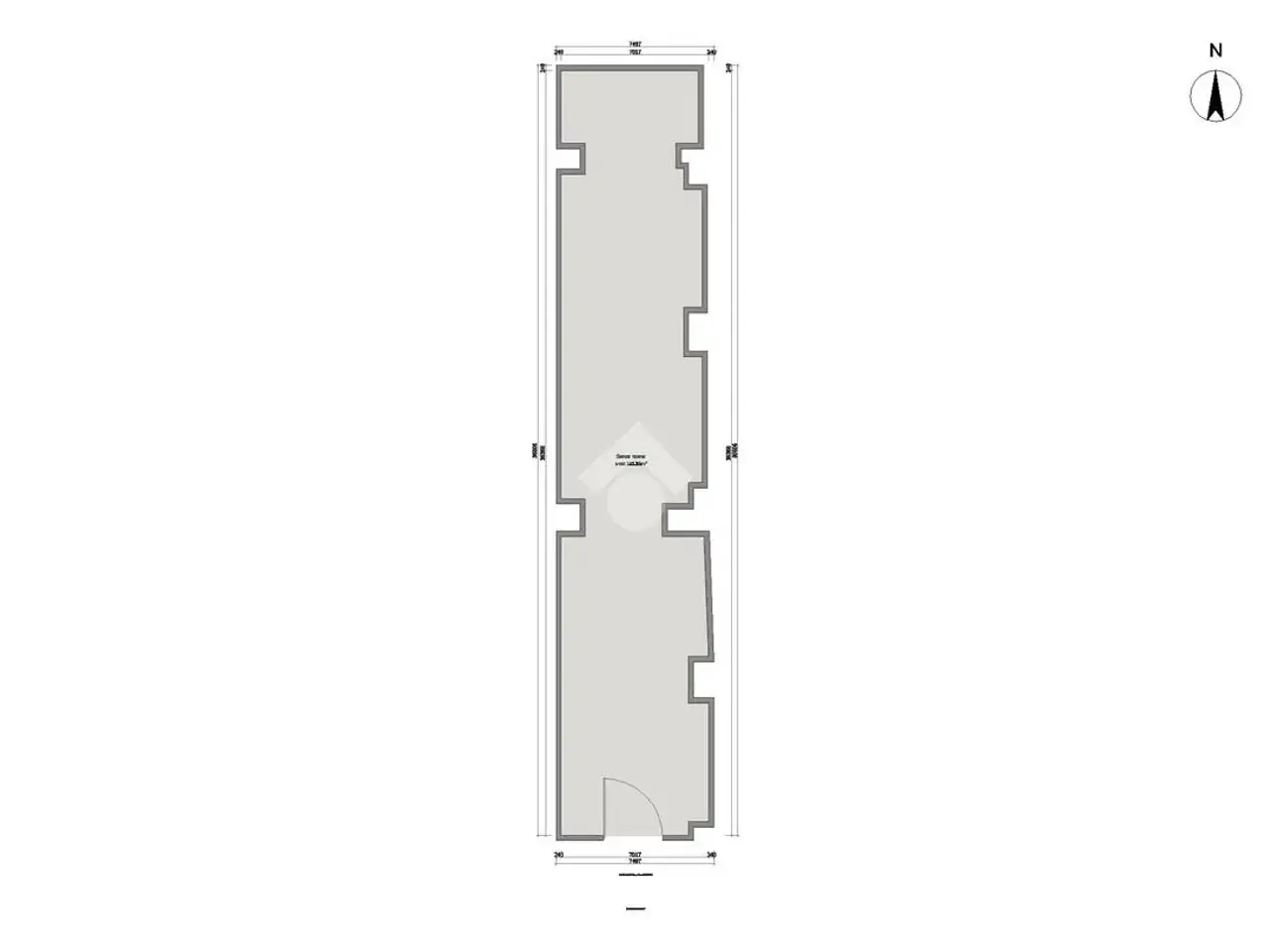 Negozio in Via Armando Diaz 71, Portici, {3} - Planimetria 1
