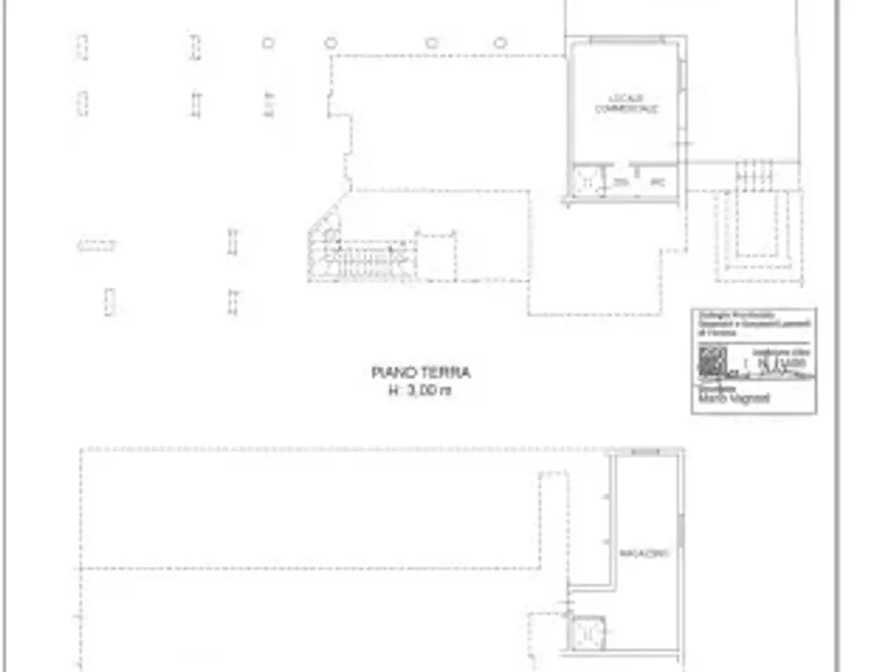 Negozio in Via Leonardo da Vinci 47, Tortoreto, {3} - Planimetria 1