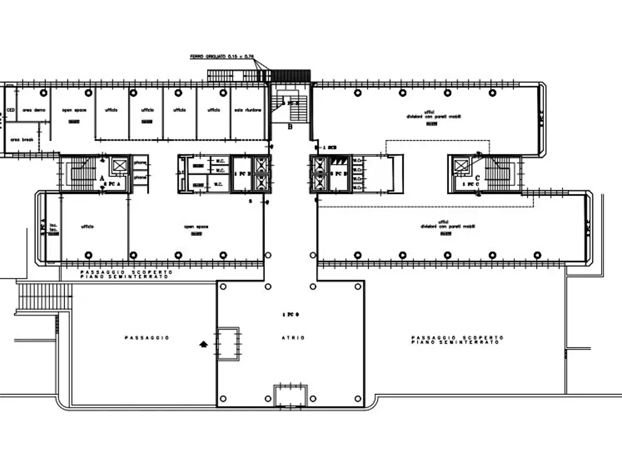 Ufficio in Via Caboto 7, Corsico, {3} - Planimetria 1