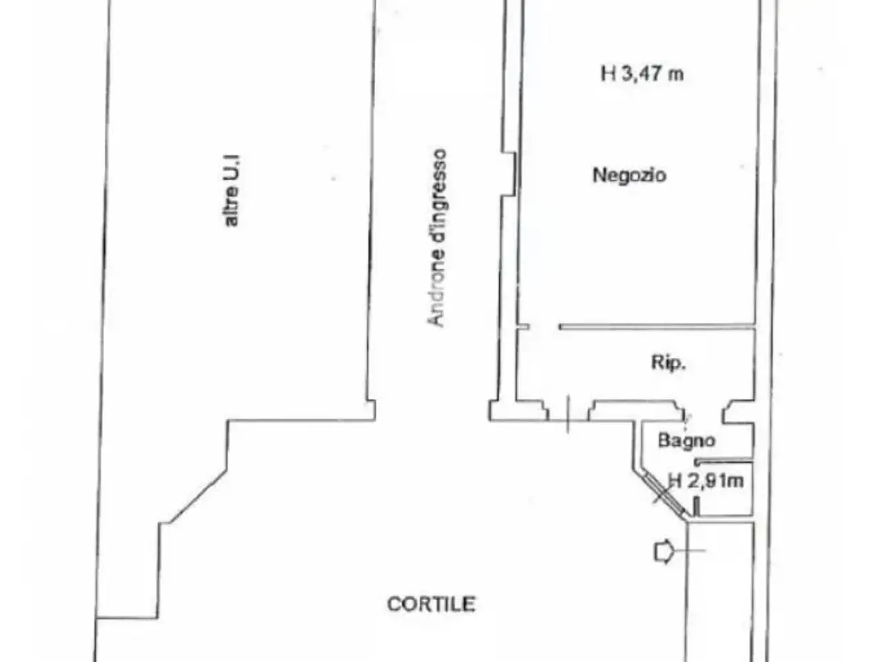Ufficio in Via Salvatore Sassi-Medaglia d'Oro 28, Lecco, {3} - Planimetria 1
