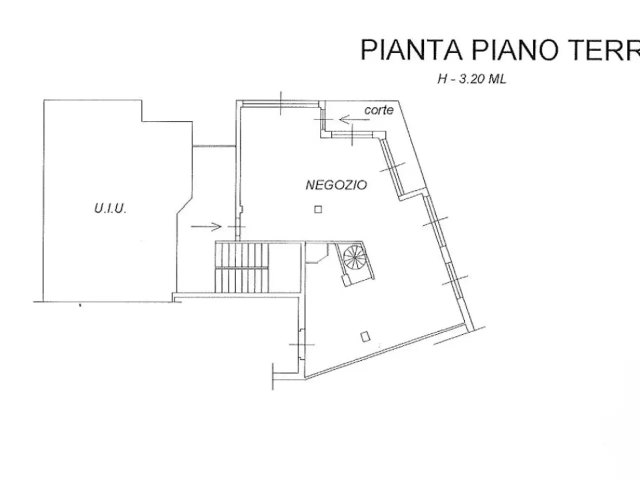 Negozio in Via Credaro Luigi, Morbegno, {3} - Planimetria 1