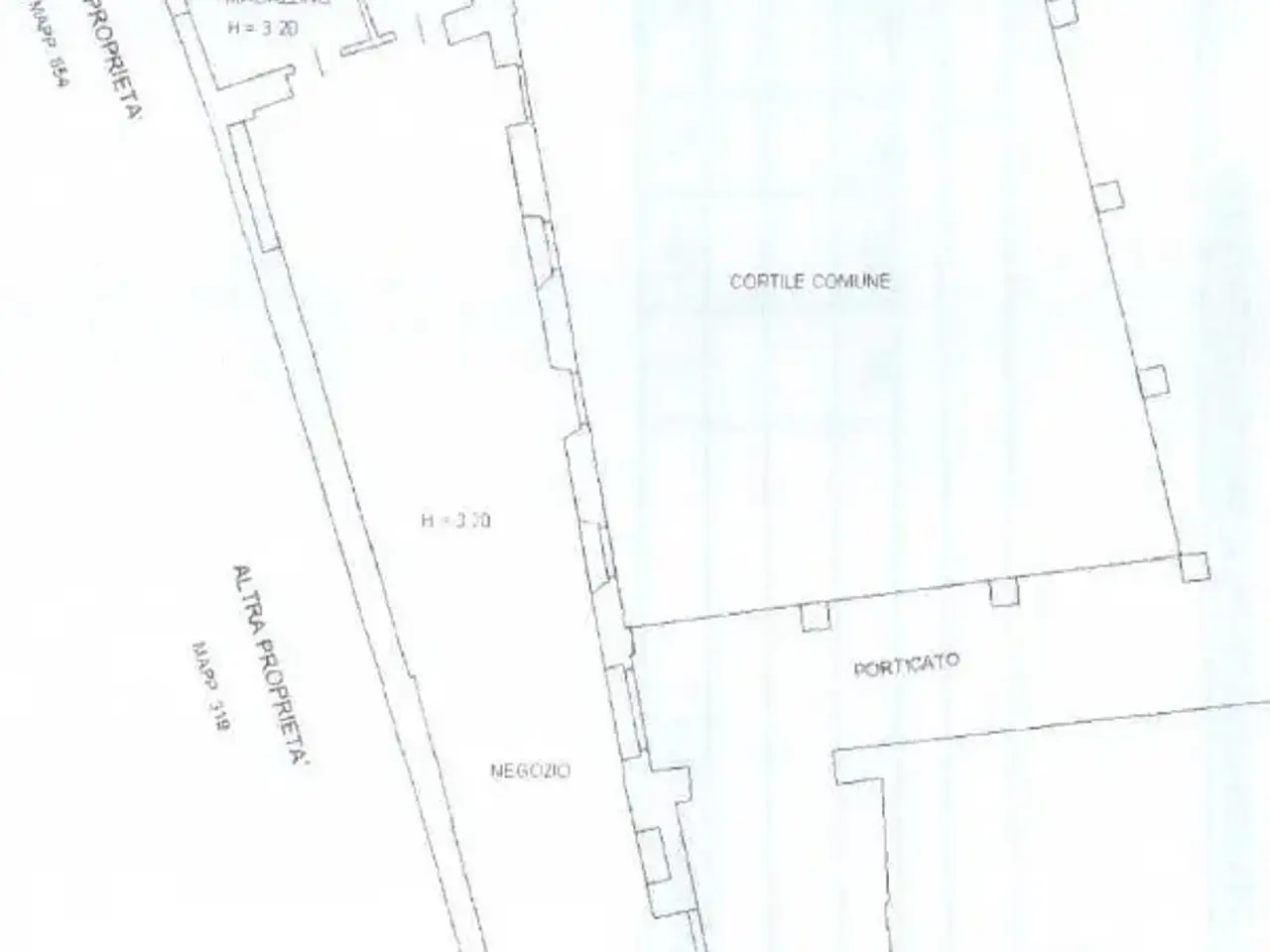 Esercizio commerciale in Via Mazzini 20, Gallarate, {3} - Planimetria 1