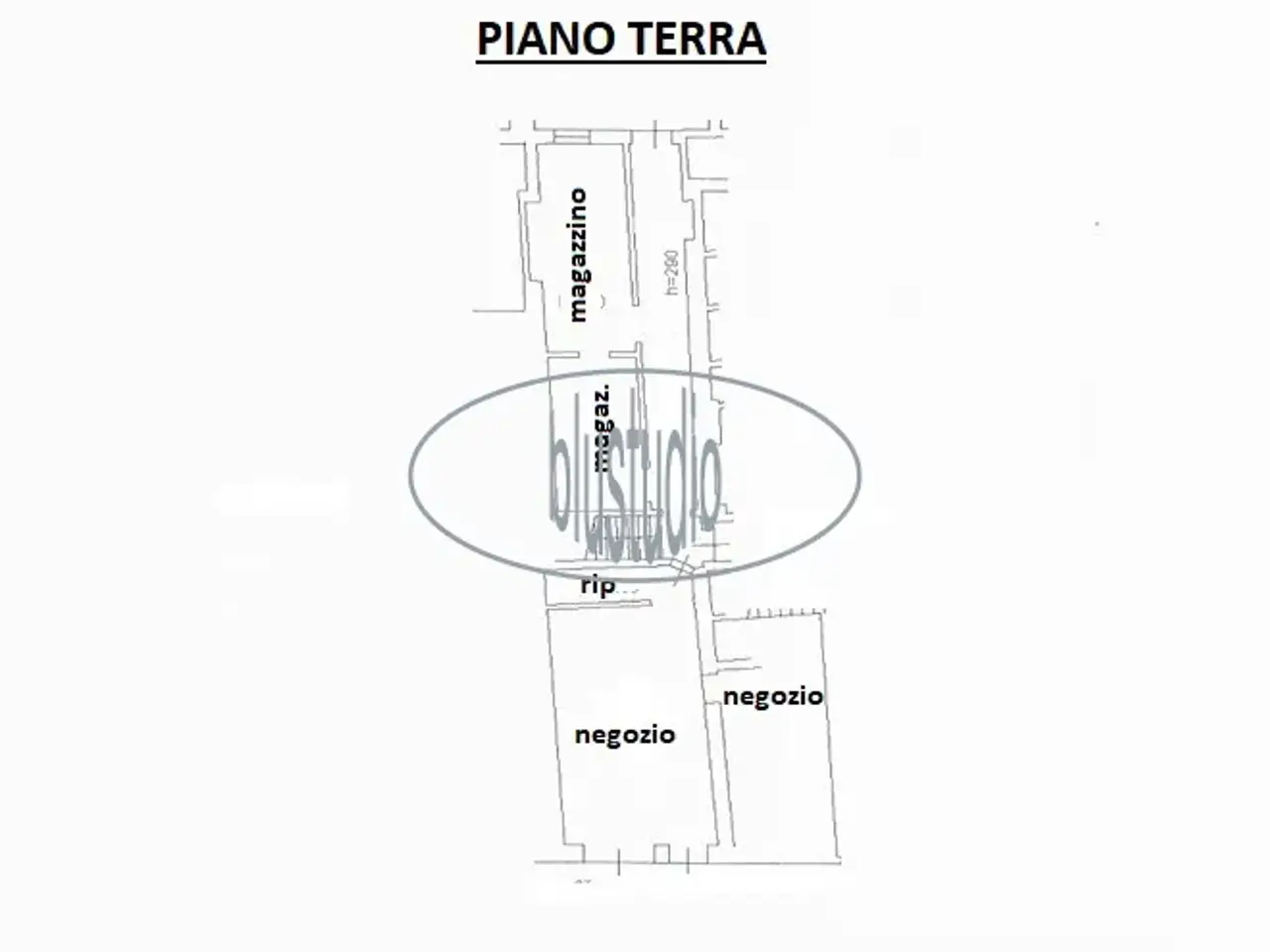Negozio in Corso Matteotti 55, Figline e Incisa Valdarno, {3} - Planimetria 1