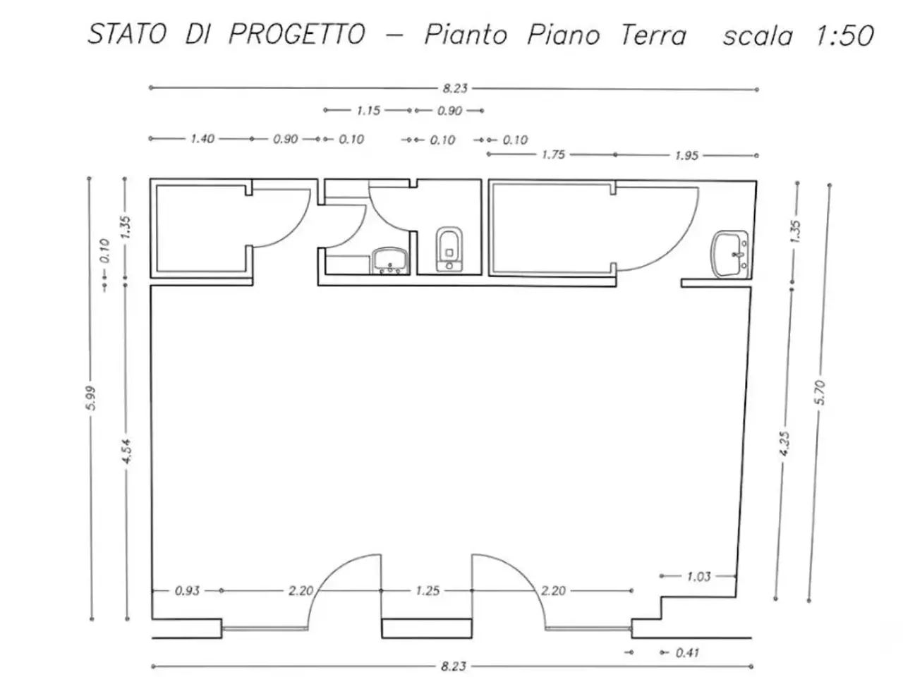 Negozio in Via Ponte del Lepri, Bagno A Ripoli, {3} - Planimetria 1
