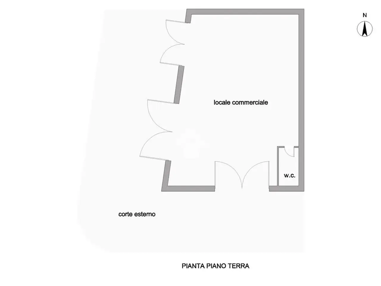 Negozio in Via Ignazio Silone 80, Martinsicuro, {3} - Planimetria 1