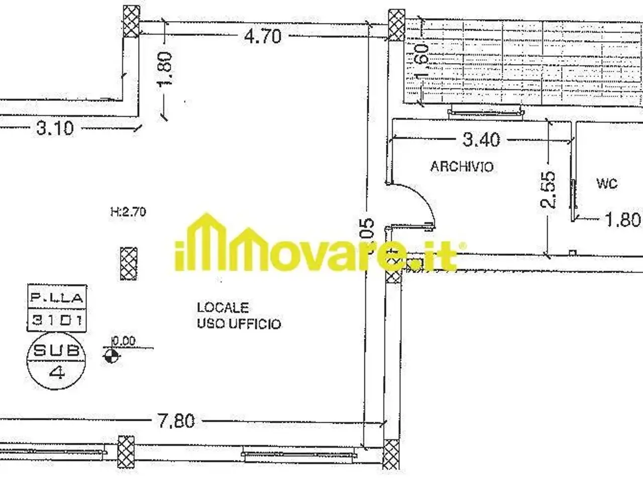 Ufficio in Via San Pietro , Triggiano, {3} - Planimetria 1