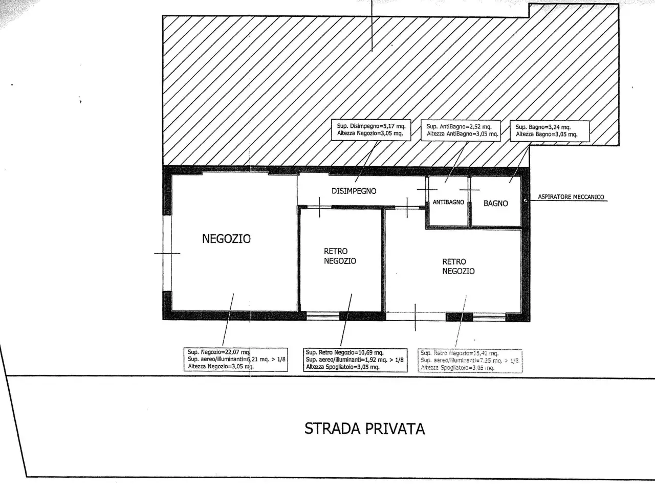 Locale commerciale in , Lucca, {3} - Planimetria 1