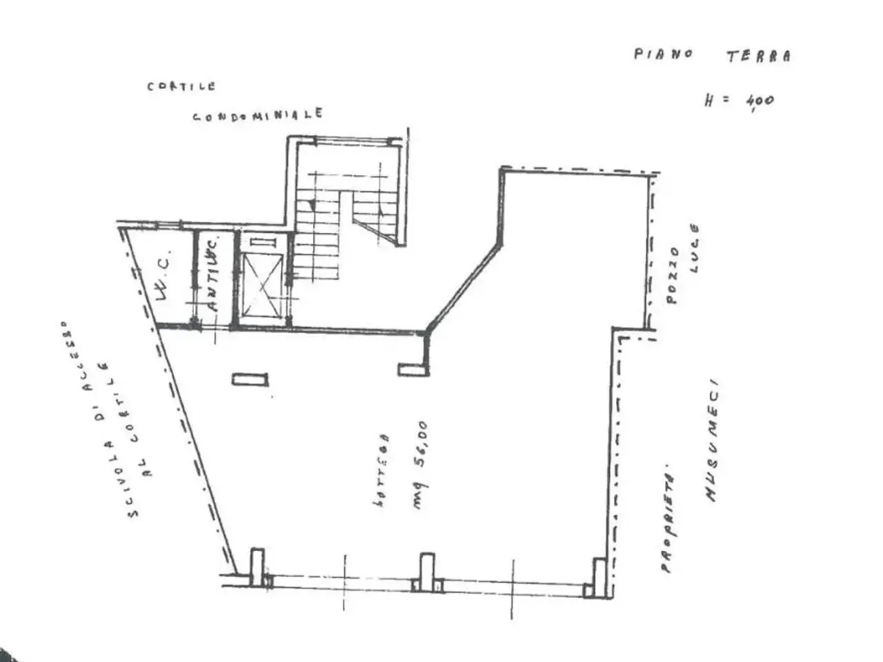Negozio in Via Canfora, Catania, {3} - Planimetria 1