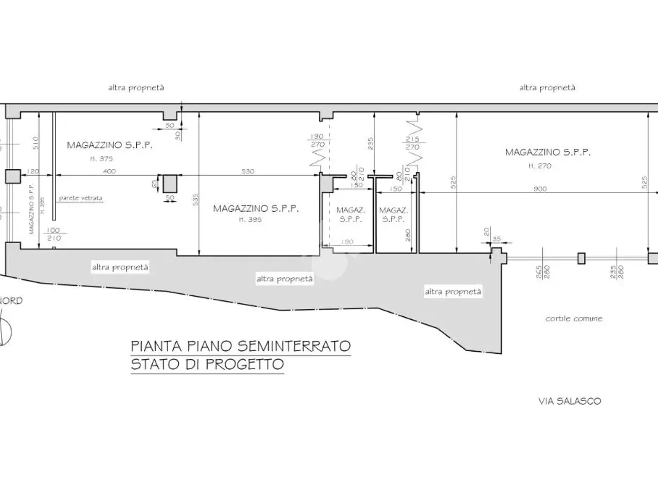 Magazzino in Via Salasco, Milano, {3} - Planimetria 1