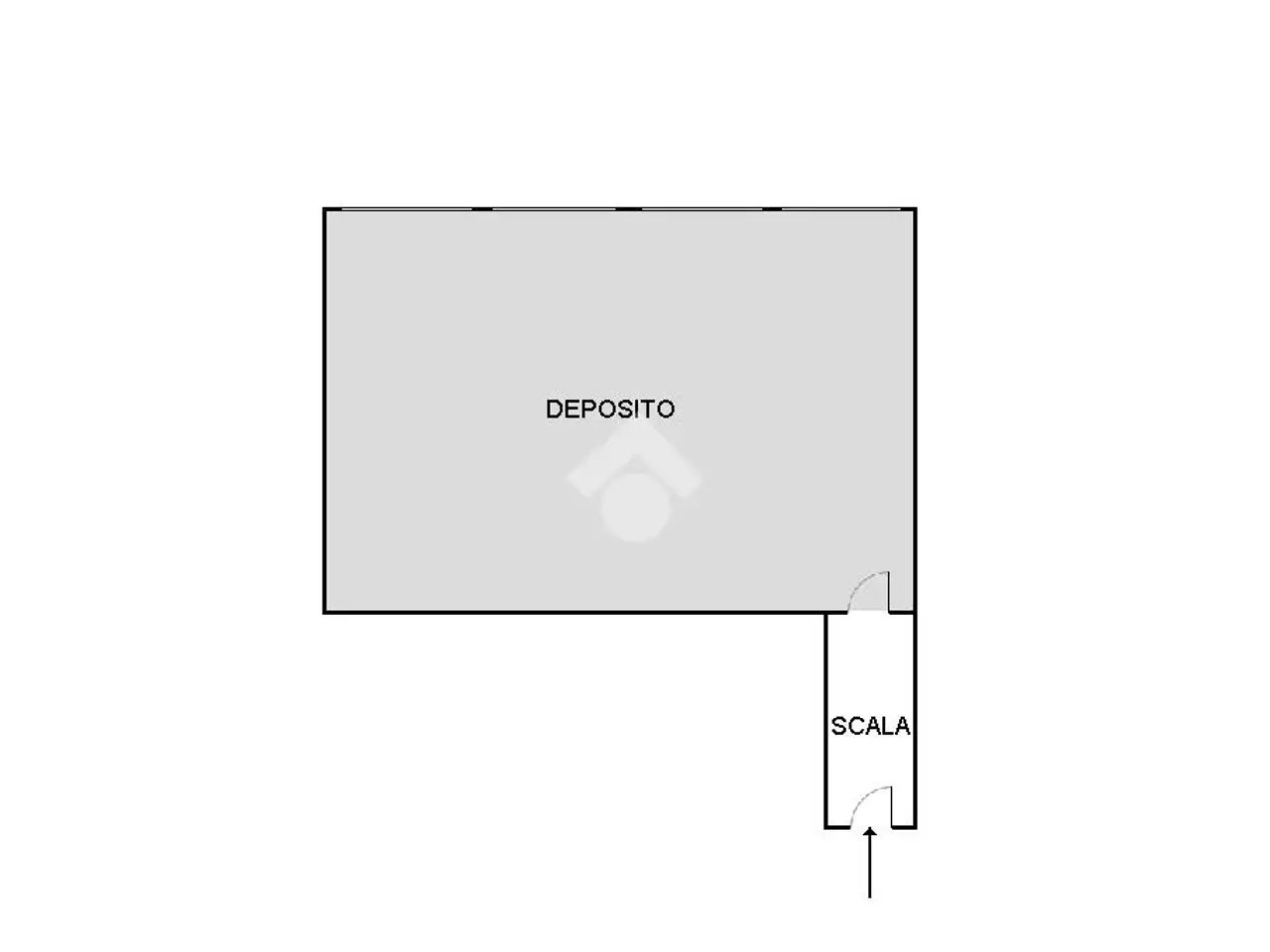 Magazzino in Via III Traversa Cassano 10, Napoli, {3} - Planimetria 1
