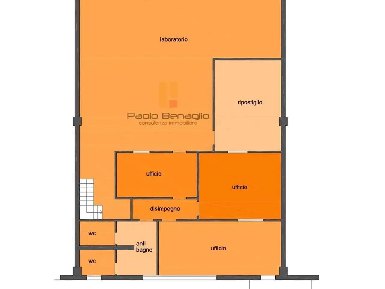 Capannone in Via Montegrappa 24, Rogno, {3} - Planimetria 1