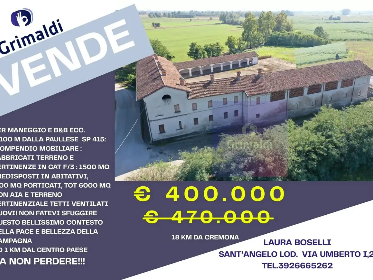 Palazzina commerciale in Localita Cascina Cerro 1, Grumello Cremonese ed Uniti, {3} - Foto 1