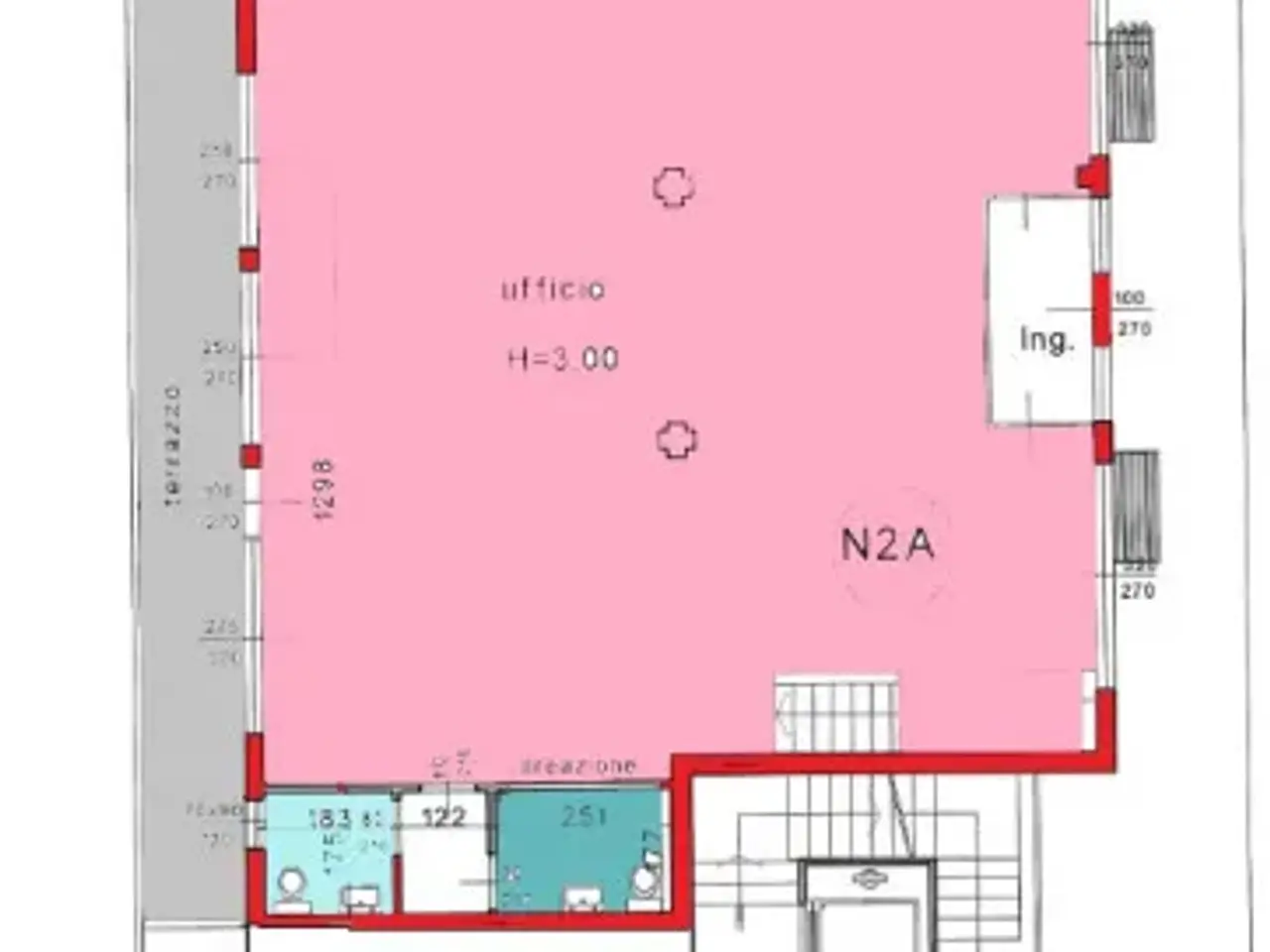 Ufficio in Corso Giacomo Matteotti 14, Pieve A Nievole, {3} - Planimetria 1