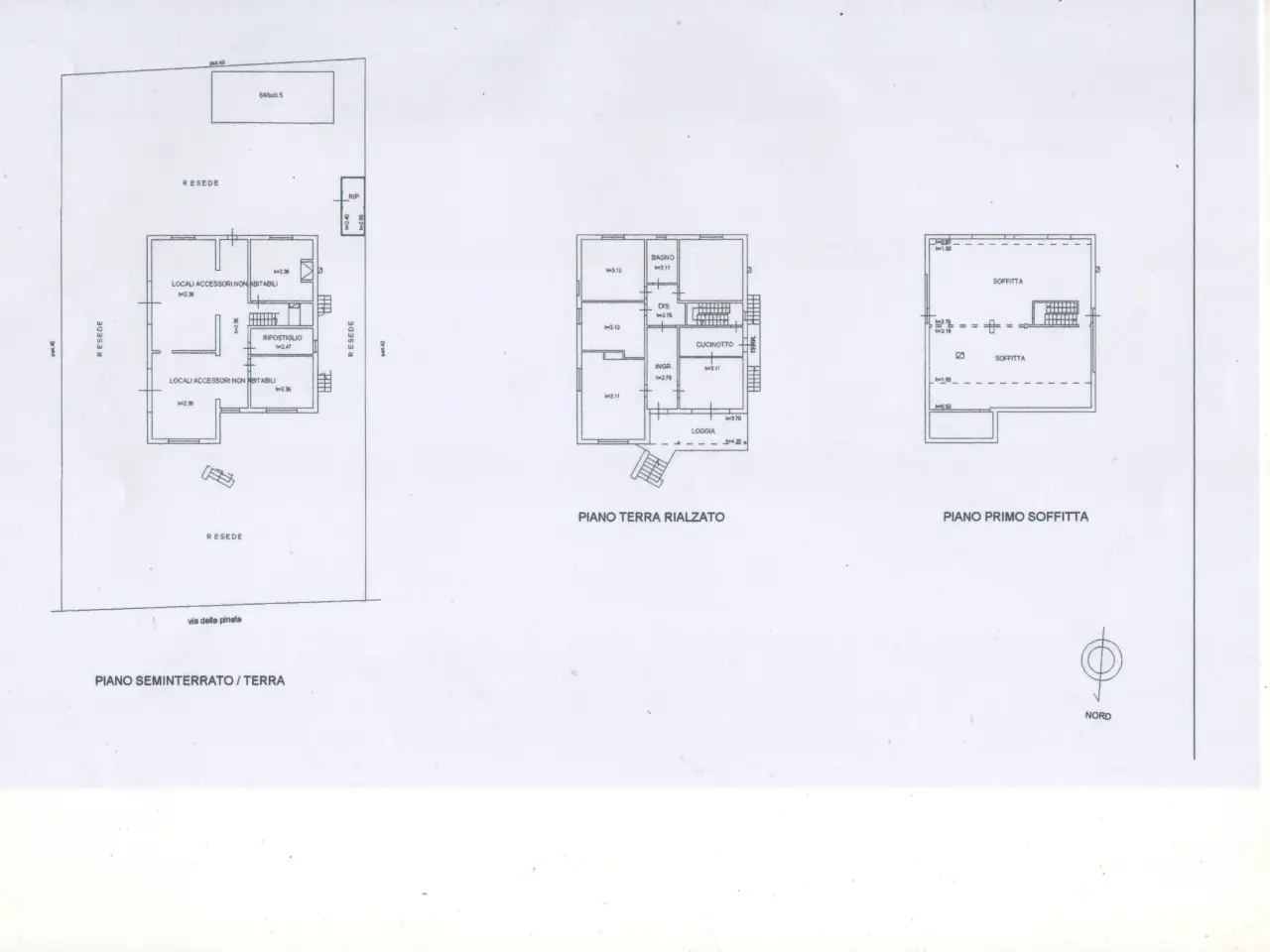 Villa in vendita, a delle Pinete 56, Castelfranco di Sotto - Planimetria 1