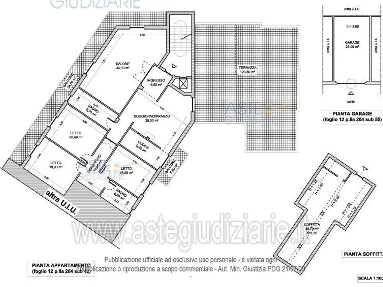 Garage in Via Luigi Curto, Polla, {3} - Planimetria 1