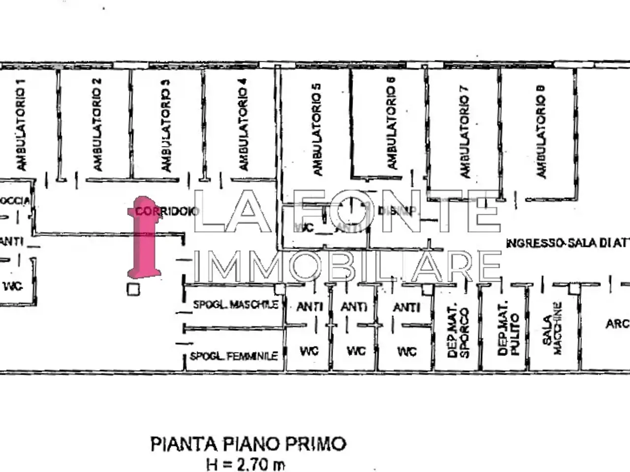 Ufficio in Via Pastore, Vigonza, {3} - Planimetria 1