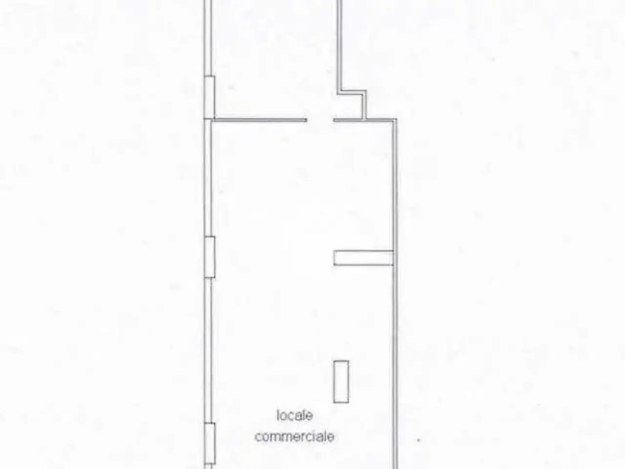 Negozio in Via dei Due Principati 23, Avellino, {3} - Planimetria 1