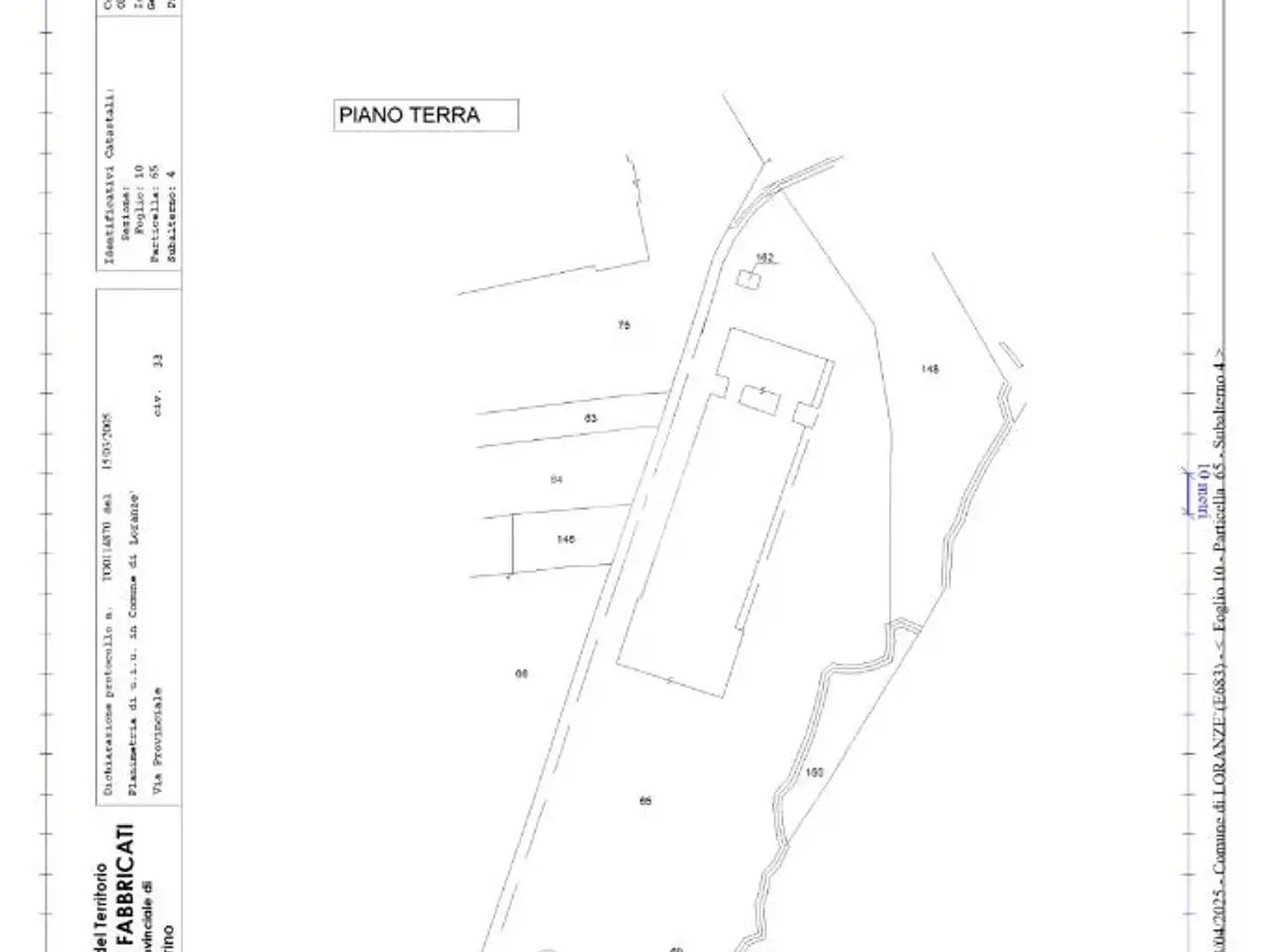 Capannone in Via Provinciale 35, Loranze', {3} - Planimetria 1