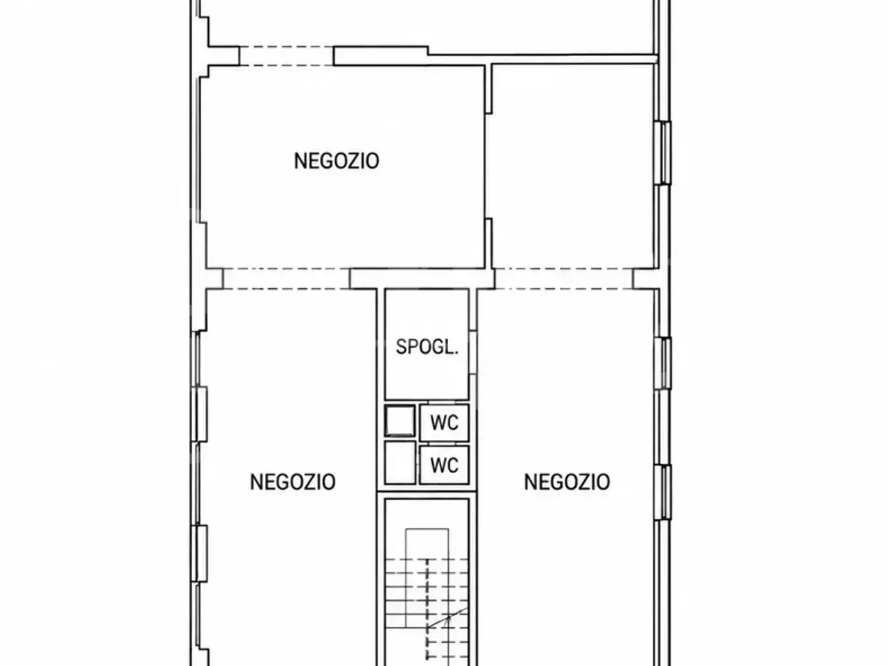 Negozio in Via Adriatica 88, Perugia, {3} - Planimetria 1
