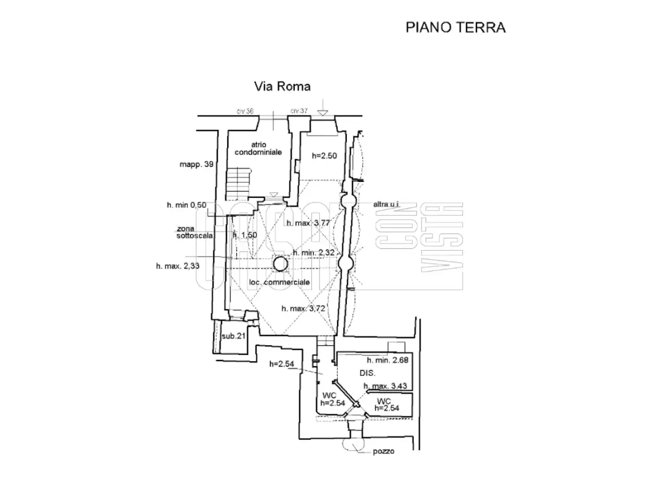 Negozio in Via Roma 37, Lerici, {3} - Planimetria 1
