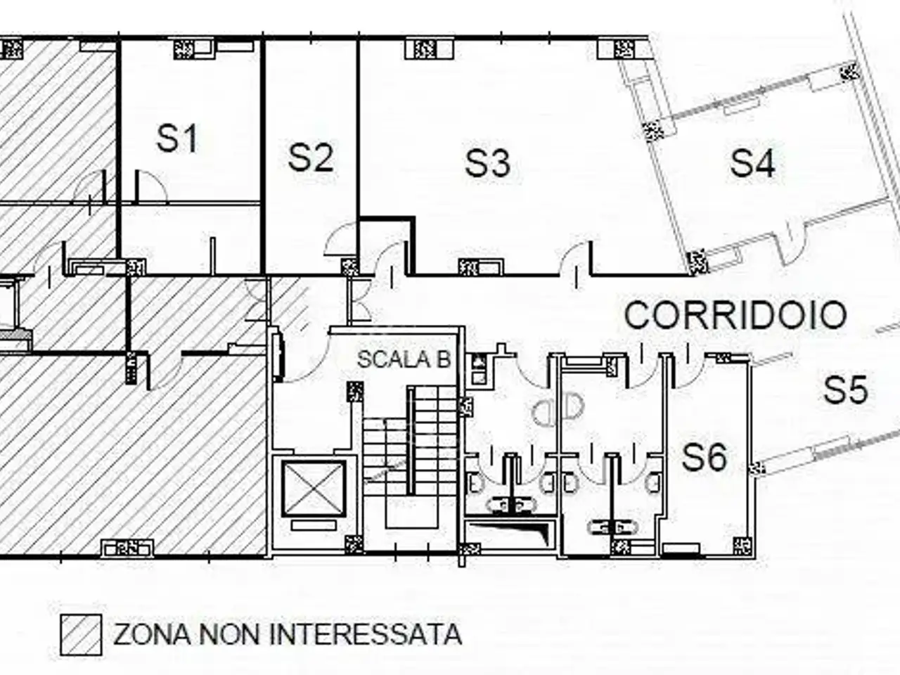 Ufficio in Via Cristoforo Colombo 112, Roma, {3} - Planimetria 1