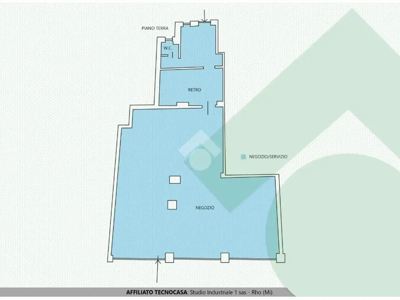 Negozio in Via Madonna 81, Rho, {3} - Planimetria 1