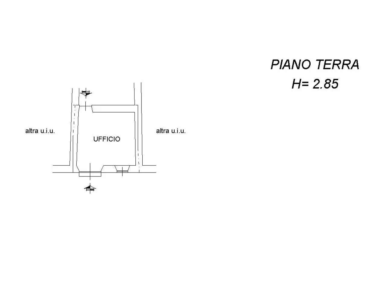 Ufficio in Via Garibaldi 71, Fino Mornasco, {3} - Planimetria 1