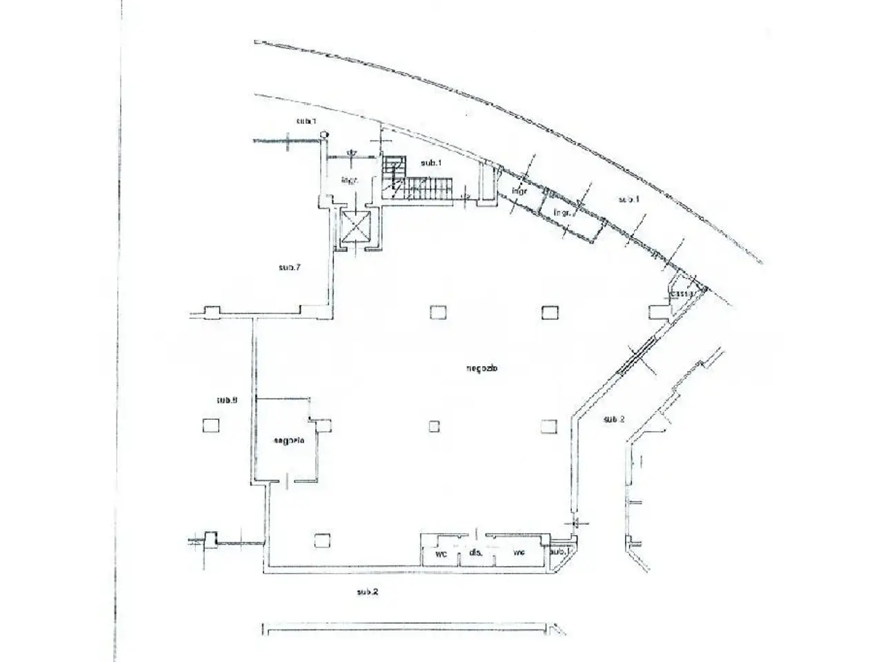 Ufficio in Via Provinciale, Lallio, {3} - Planimetria 1