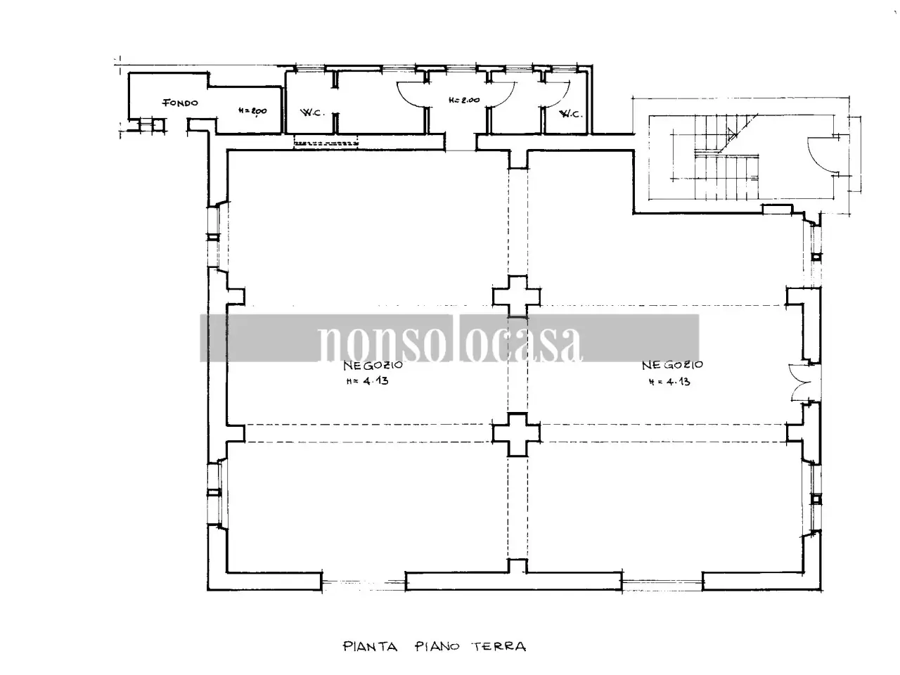 Negozio in Via Alessandro Manzoni 220, Perugia, {3} - Planimetria 1