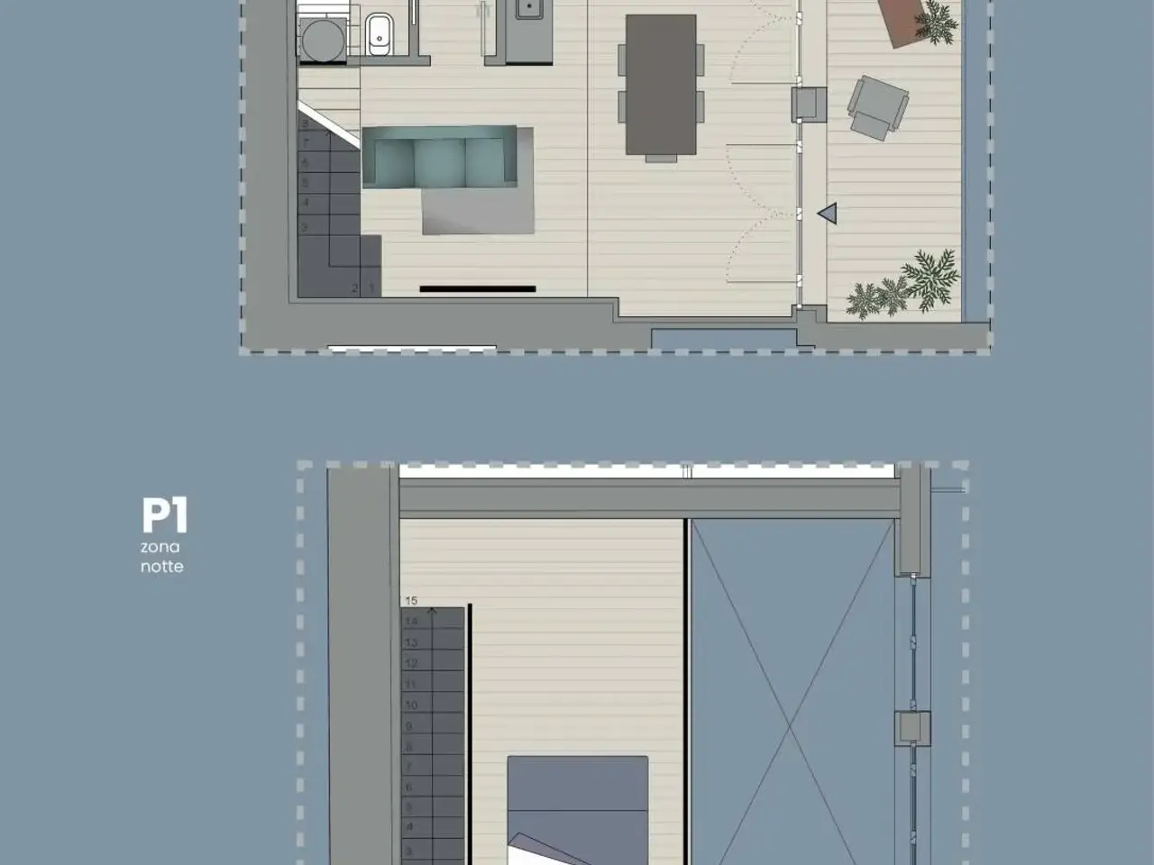 Bilocale in vendita, Via San Francesco d'Assisi 33, Trieste - Planimetria 1