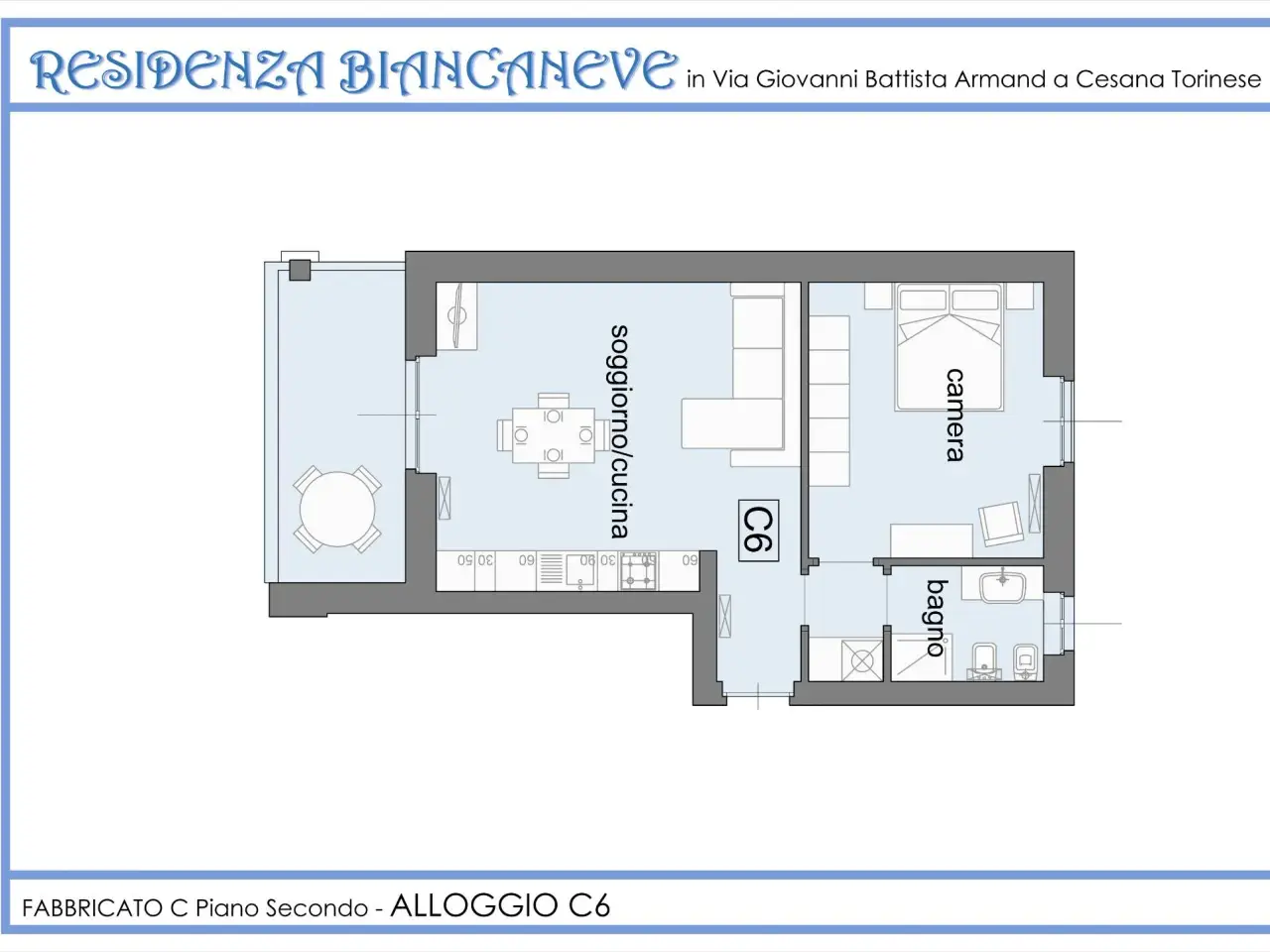 Bilocale in vendita, Piazza Fraiteve 5, Sestriere - Planimetria 1