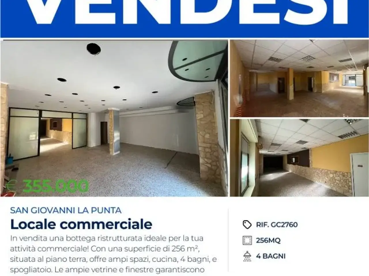 Negozio in Via Trappeto, San Giovanni La Punta, {3} - Foto 1