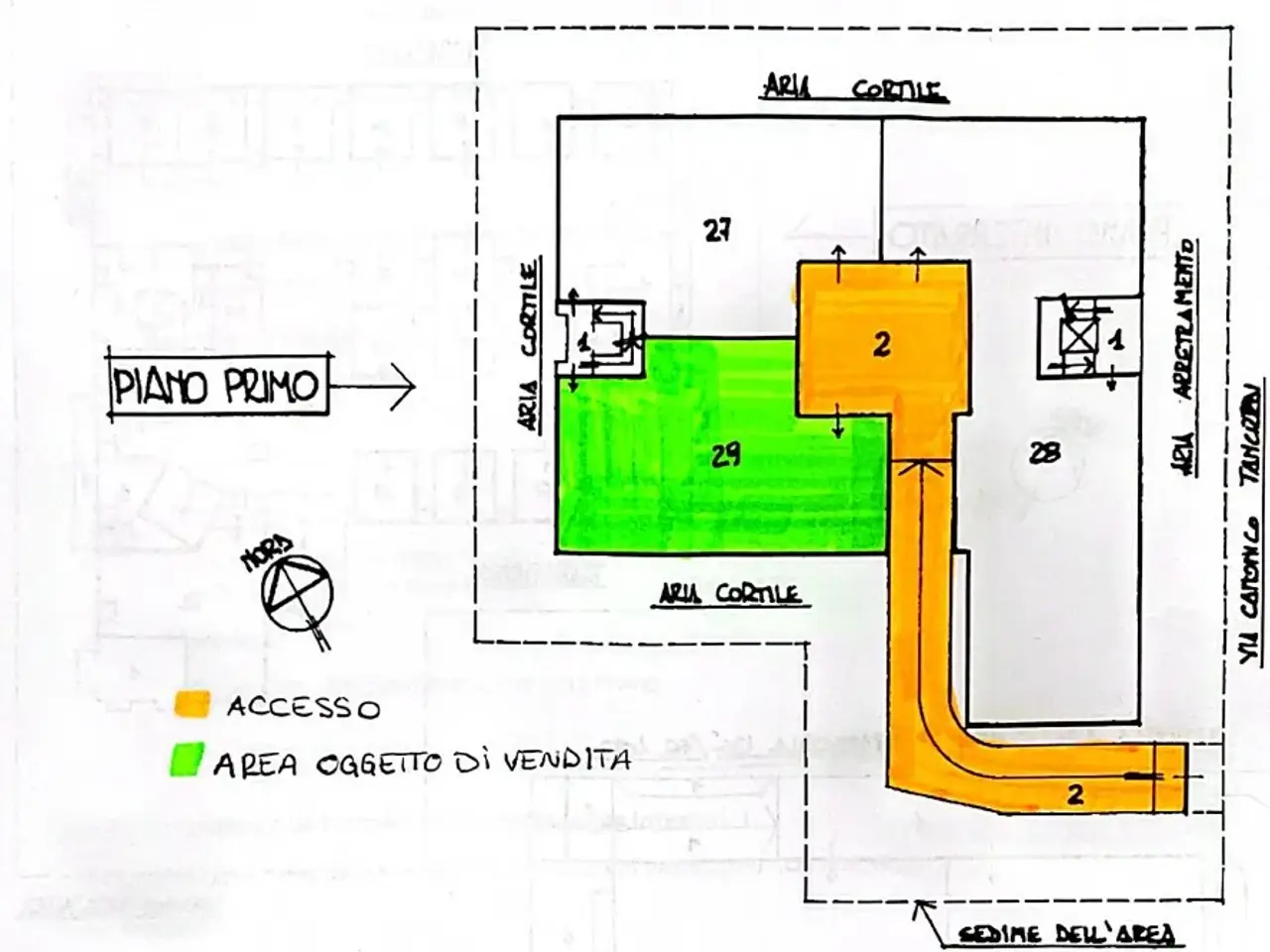 Capannone in Via Canonico Tancredi 21, Torino, {3} - Planimetria 1
