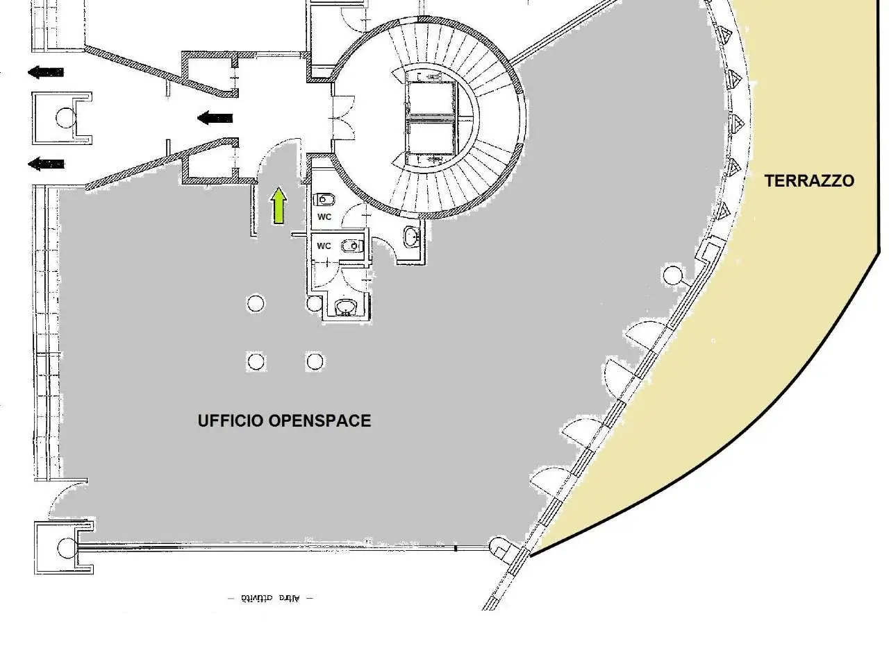 Ufficio in Corso Orbassano 336, Torino, {3} - Planimetria 1