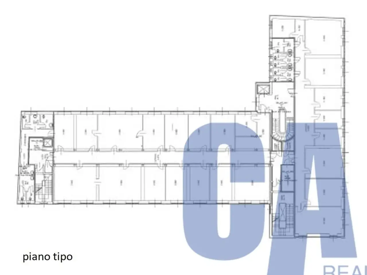 Ufficio in Via Grosio, Milano, {3} - Planimetria 1