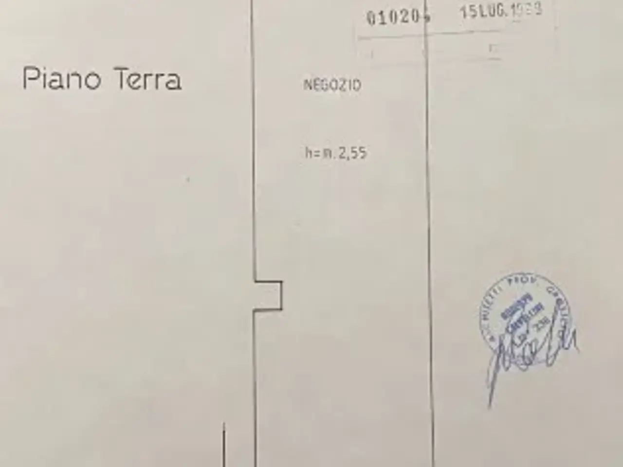 Negozio in Largo Giuseppe Garibaldi, Roccastrada, {3} - Planimetria 1