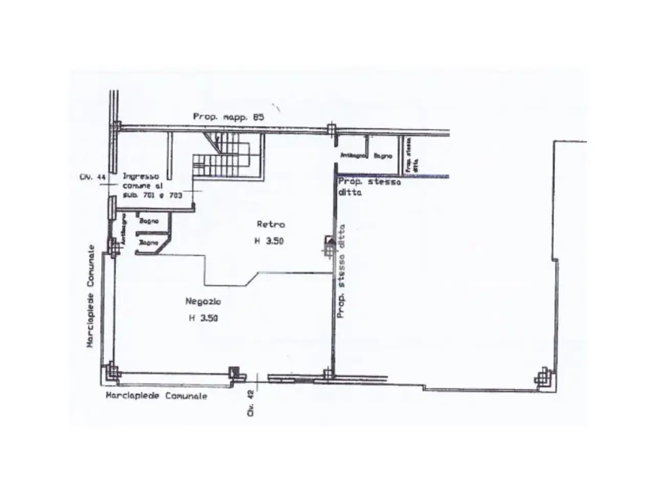 Negozio in Via Albert Einstein, Cassano D'Adda, {3} - Planimetria 1