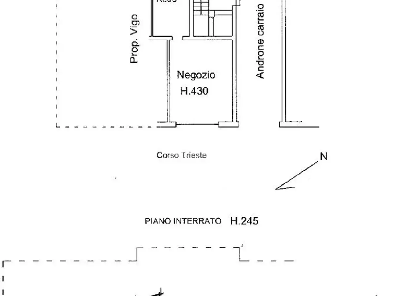 Negozio in Corso Trieste 24, Moncalieri, {3} - Planimetria 1