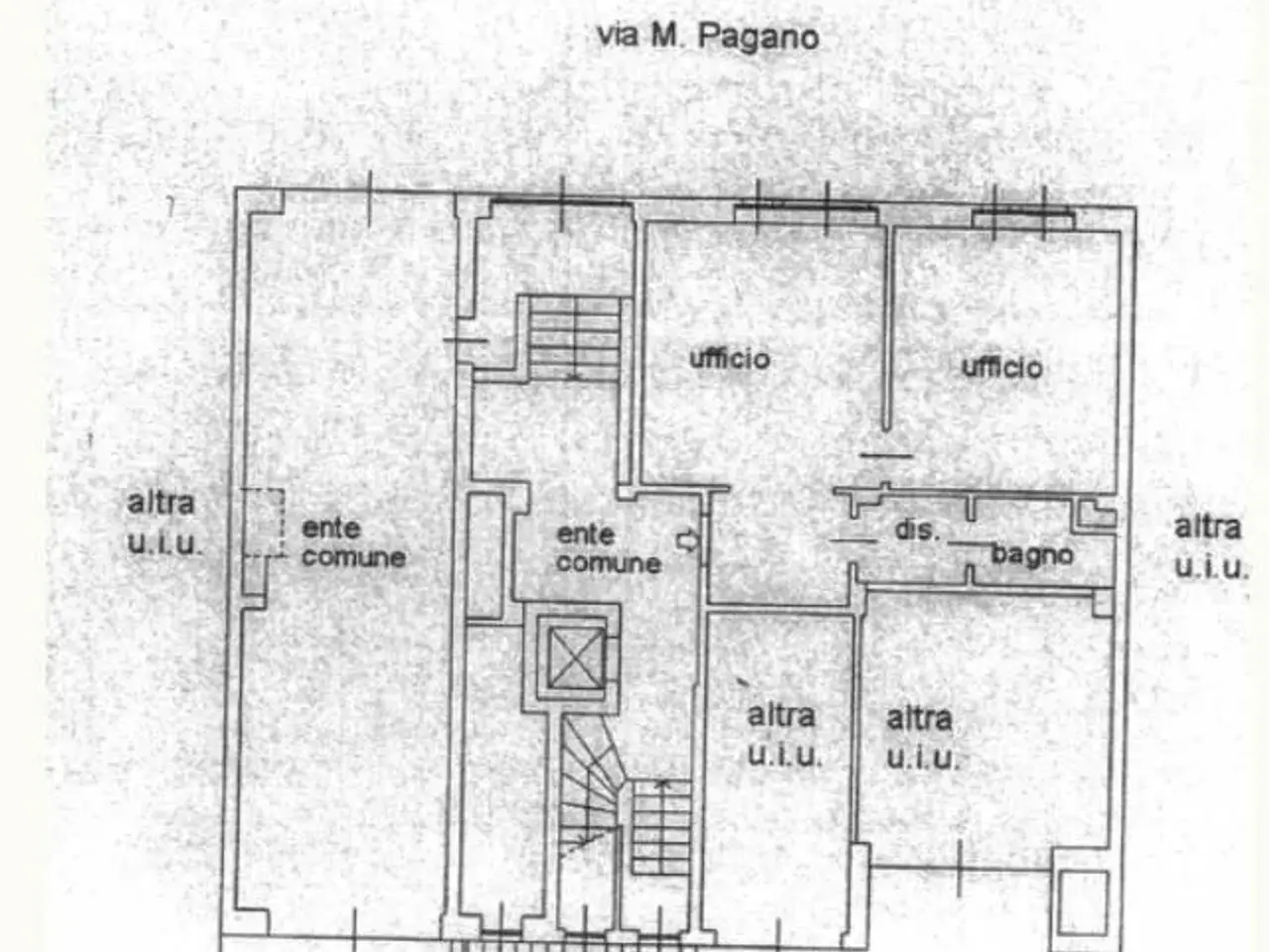 Ufficio in Via Mario Pagano 73, Milano, {3} - Planimetria 1