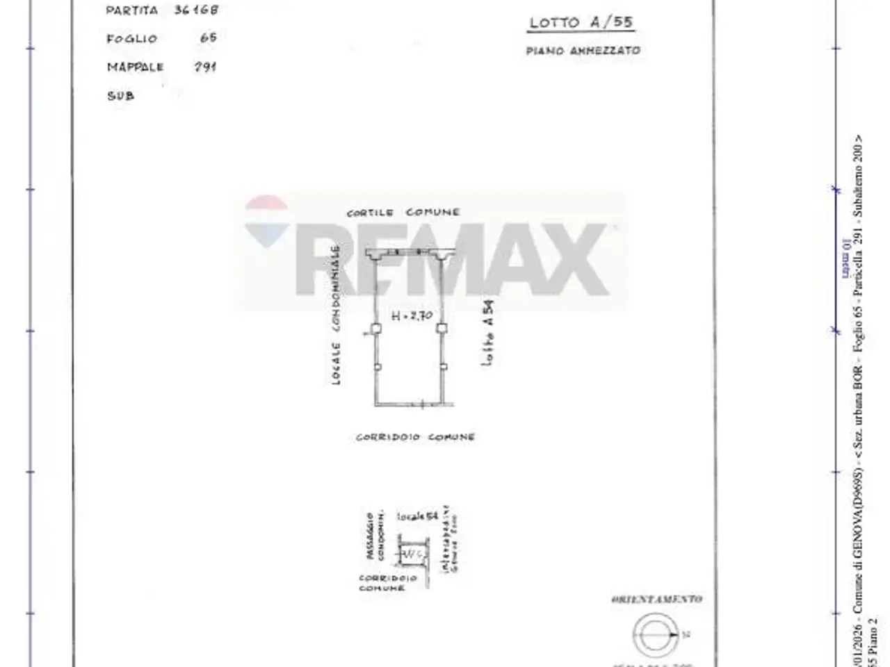 Magazzino in Via Borzoli 39, Genova, {3} - Planimetria 1