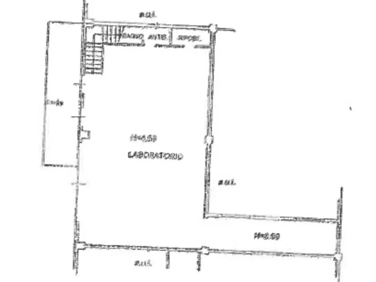 Capannone in Via S. Crispino 1, San Mauro Pascoli, {3} - Planimetria 1
