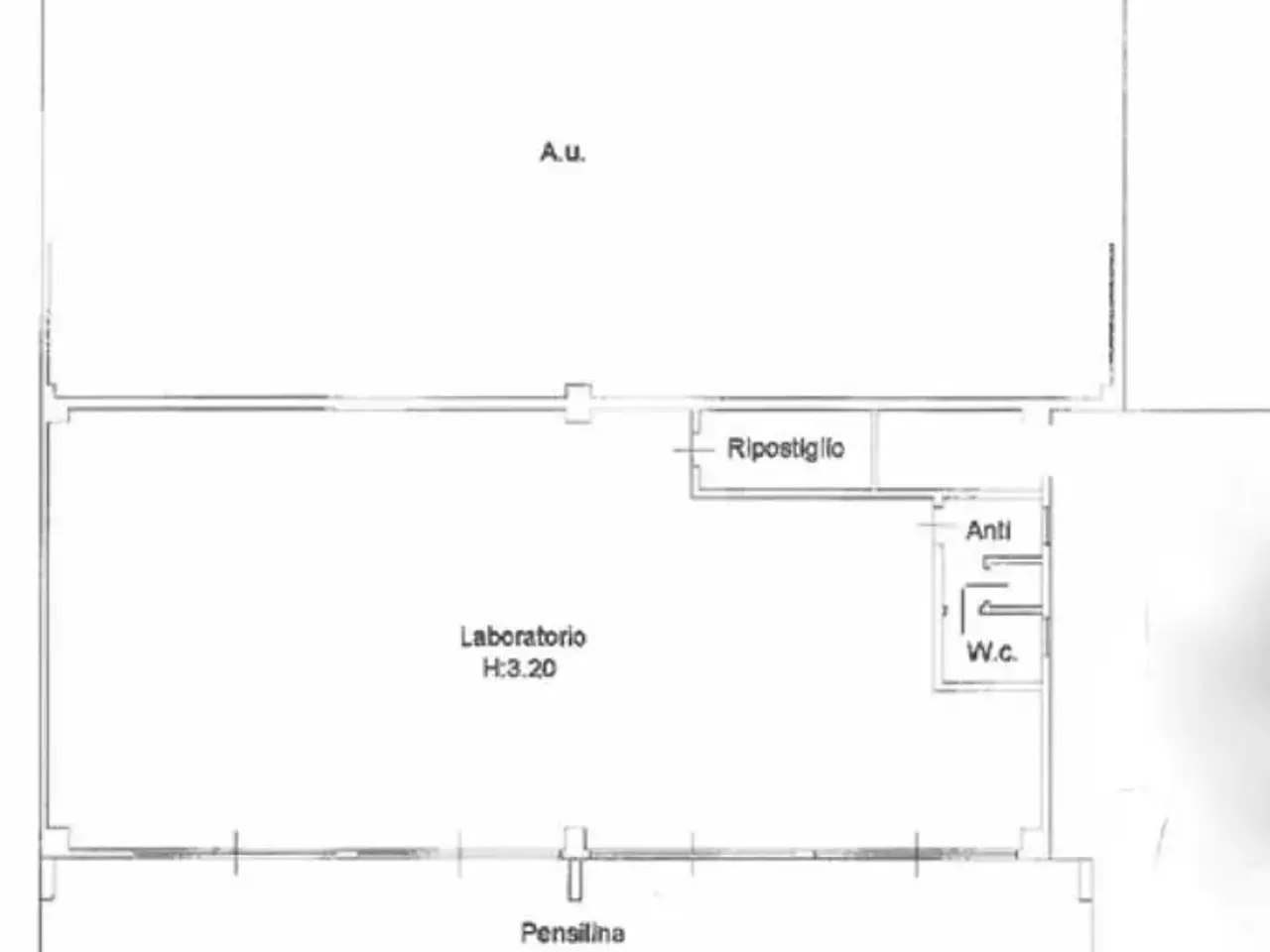 Capannone in Via G. di Vittorio 20, Castel Mella, {3} - Planimetria 1
