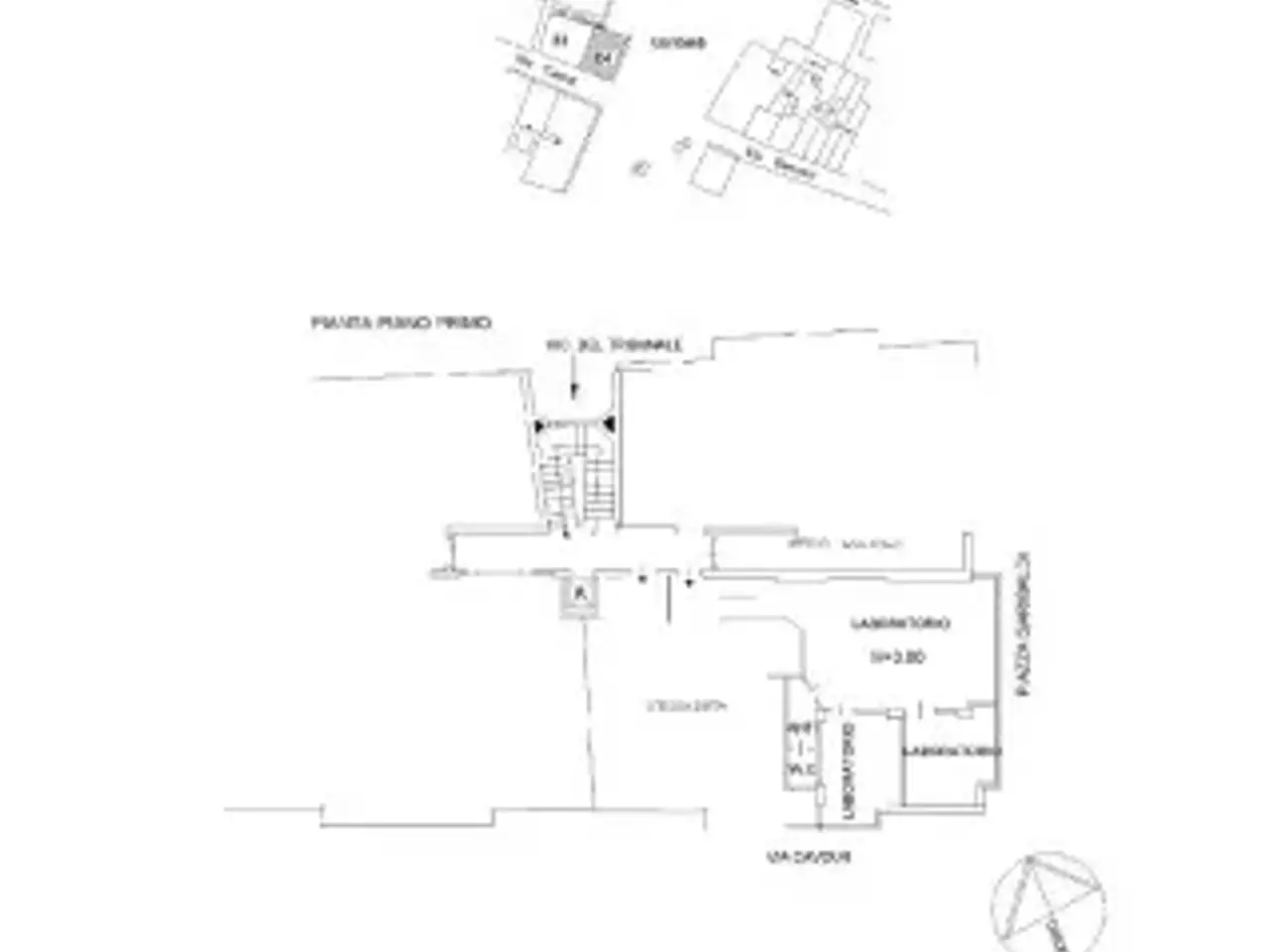 Ufficio in Piazza Giuseppe Garibaldi, Fidenza, {3} - Planimetria 1
