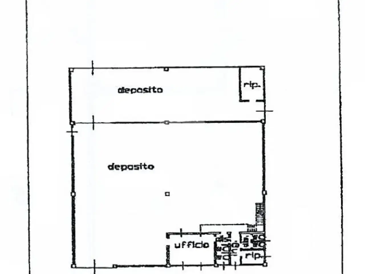 Capannone in Viale Aldo Moro, Codogno, {3} - Planimetria 1