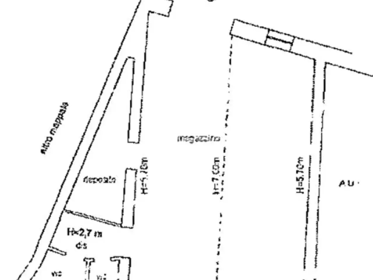 Magazzino in , Cagliari, {3} - Planimetria 1