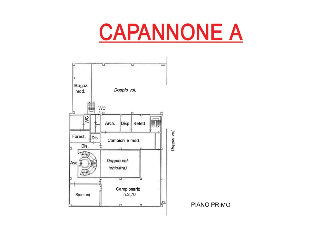 Capannone in Ia del Guado 6, Calcinaia, {3} - Planimetria 1