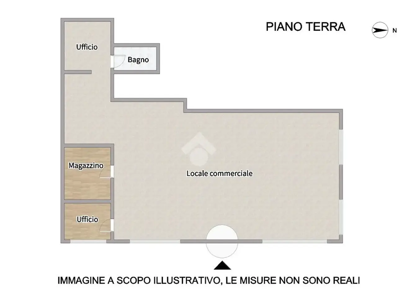 Negozio in Via Venezia 2, Porto Sant'Elpidio, {3} - Planimetria 1